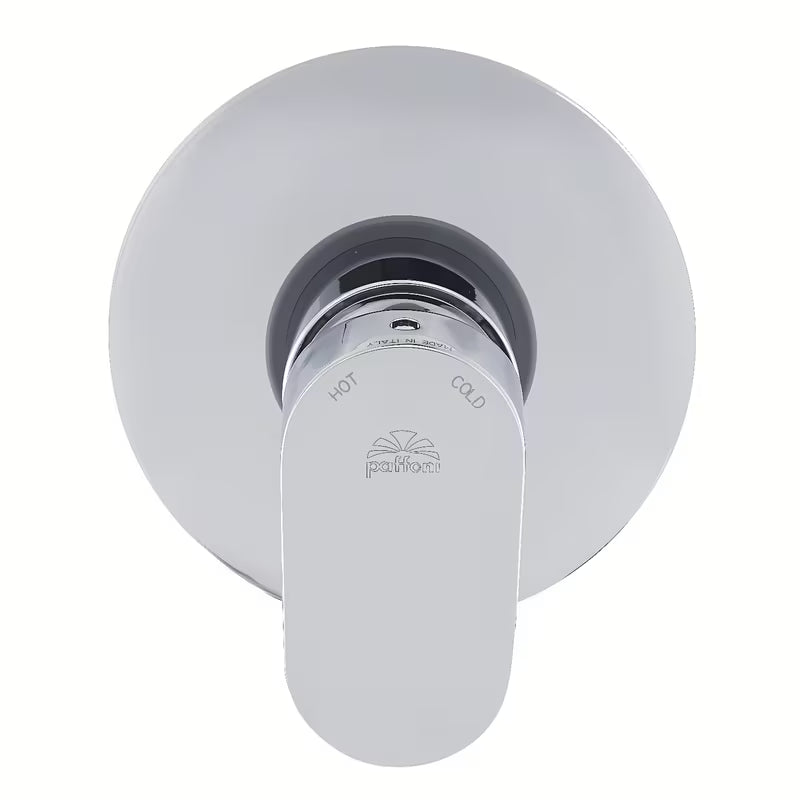 Paffoni Pavia podometna enoročna armatura za tuš u krom izvedbi sa zaobljenim dizajnom