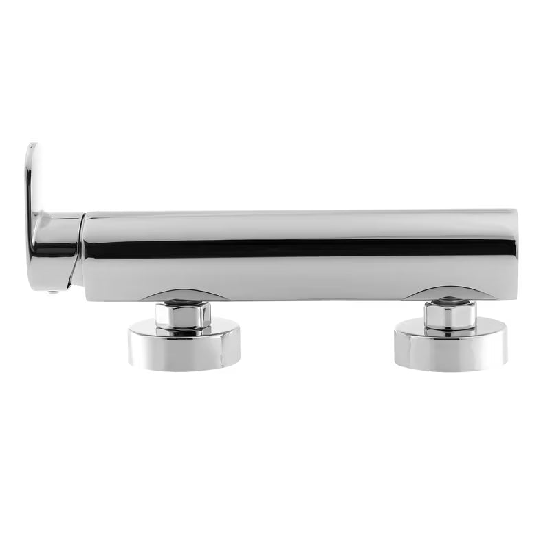 Kromirana stenska enoročna armatura za tuš Paffoni Pavia zaobljenog dizajna