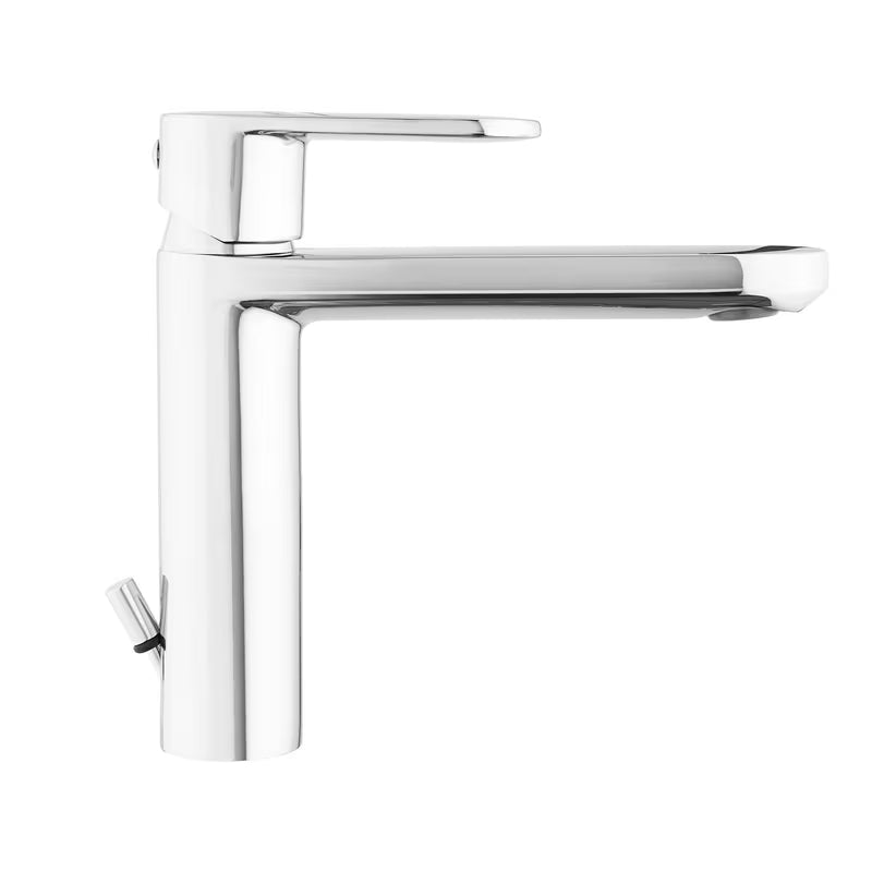 Kromirana enoročna stoječa armatura za umivalnik Paffoni Pavia z odtokom