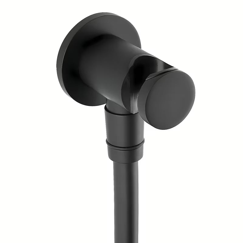 Priključek za Tuš Cev Paffoni u crnoj izvedbi, prikladan za modernu kupaonicu