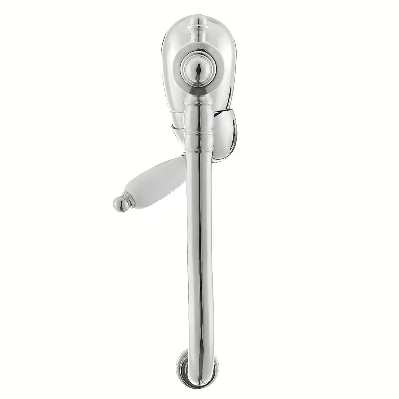 Kromirana armatura za pomivalno korito Paffoni Ricordi u retro zaobljenom dizajnu s ručicom i zakretnim izljevom.