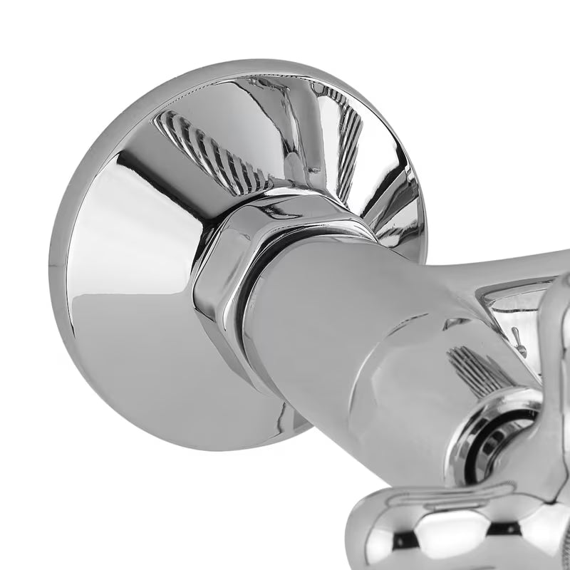 Paffoni Ricordi z dvema ročajema stenska armatura za kad s tuš setom u krom izvedbi.