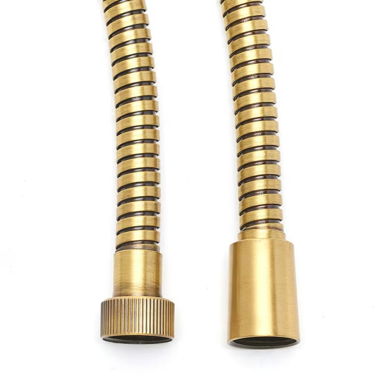 Brončano cev za tuš Paffoni 150 cm z zaporo proti vrtenju s metalnim opletem.