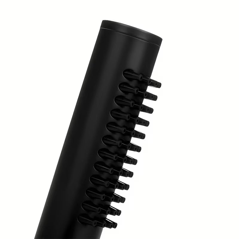 Ručni tuš Paffoni u mat crnoj boji s jednom funkcijom i zaobljenim dizajnom