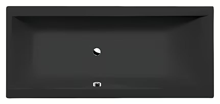 Crna pravokotna kad Polysan Cleo od akrila Akripol