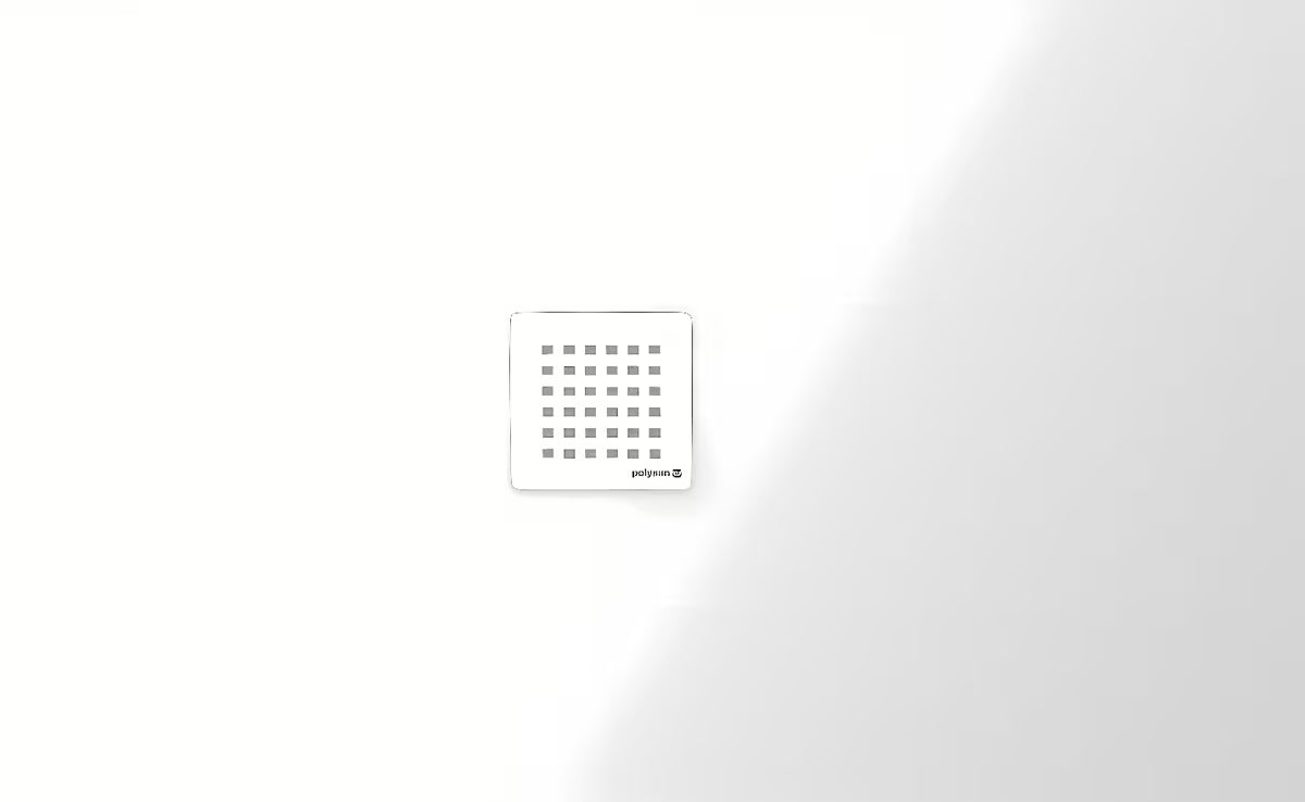 Bijela pravokotna tuš kad Polysan Flexia od lijevanog mramora 130x80 cm