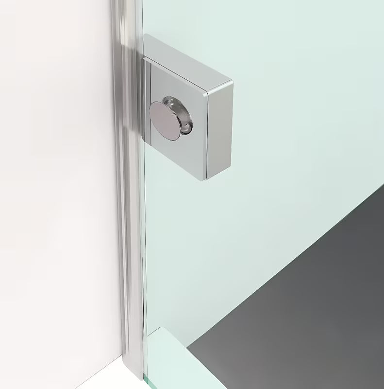 Polysan Fortis Edge bočna stena za tuš vrata 100 cm u sjajnom kromu s prozirnim staklom