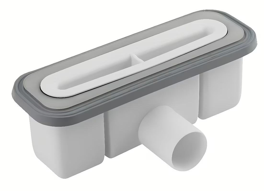 Polysan Kazuko sifon za kad s crnim mat poklopcem pro odvod 40 mm