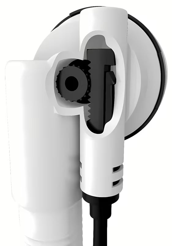 Crni sifon za kad avtomatik Polysan Marble s modernim mehanizmom upravljanja