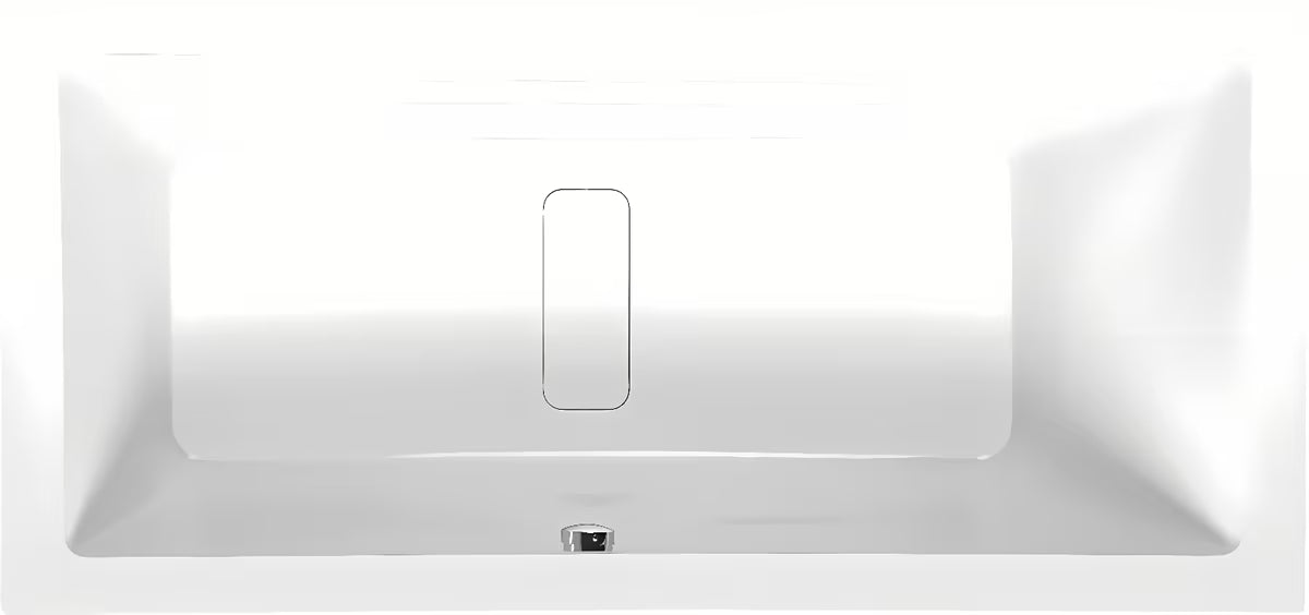 Pravokutna akrilna kada Polysan Marlene 170x80 cm s pokrovom odvoda, lijeva i desna