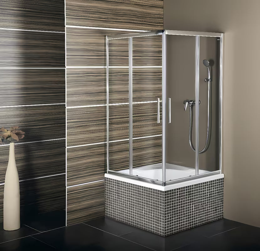 Bijela kvadratna tuš kad Polysan Carmen 90x90 cm od lijevanog akrila