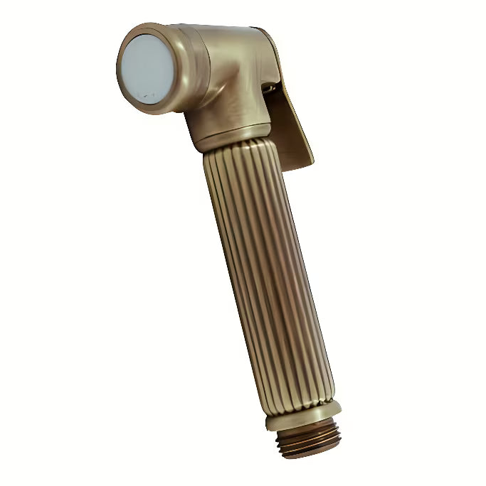 Metalna bidetna prška Rav Slezak u obradi stari mesing s upravljanjem na tipku