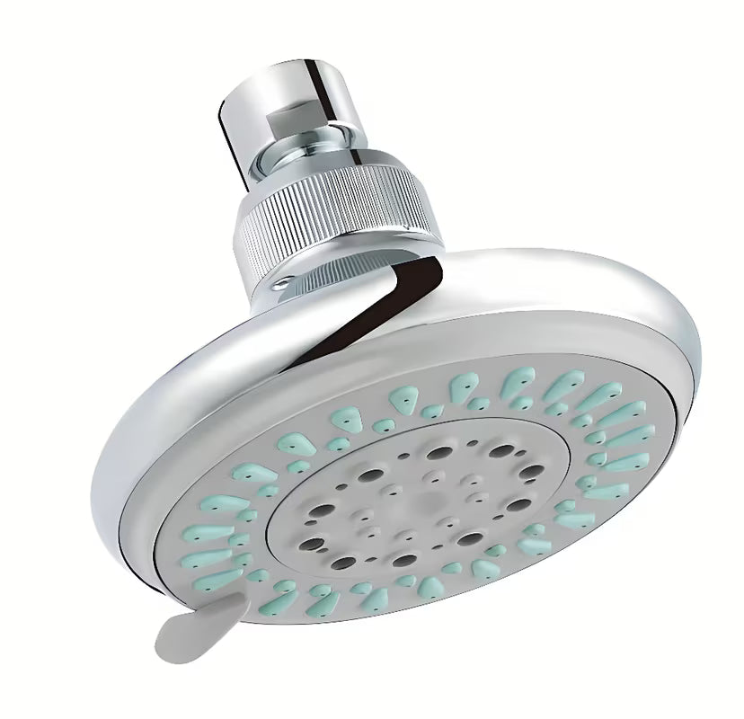 Kromirani nadglavna prha Rav Slezak s četiri funkcije pro za varijabilno tuširanje.