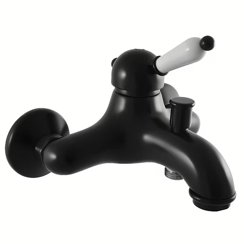 Enoročna stenska armatura za kad Rav Slezak Labe u mat crnoj izvedbi