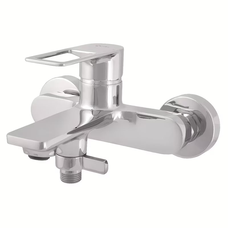 Stenska enoročna armatura za kad Rav Slezak Nil u kromiranoj izvedbi brez tuš seta.