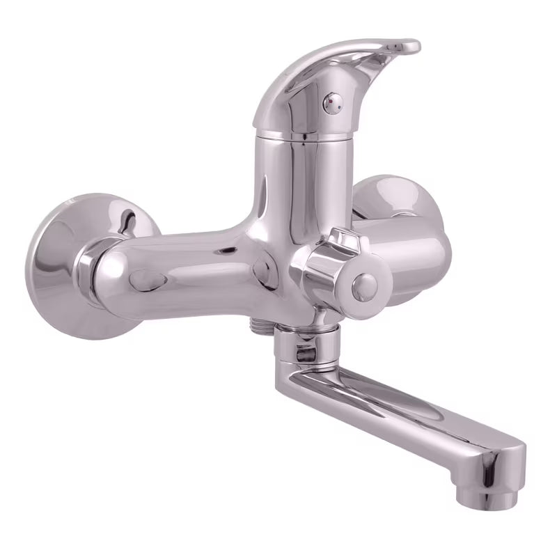 Enoročna stenska armatura za kad Rav Slezak Sázava u krom izvedbi