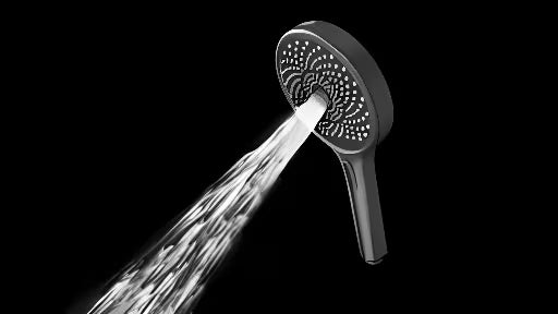 Kromirani ručni tuš Rav Slezak s 3 položaja, funkcijom ispiranja i EasyClean čišćenjem mlaznica