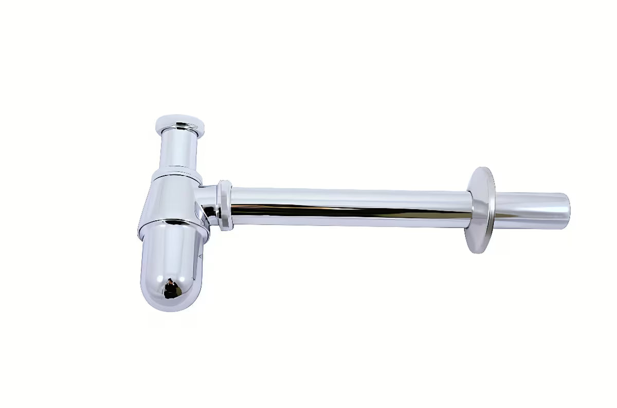 Kromirani sifon za umivalnik Rav Slezak Ø 32 u obliku boce s maticom 5/4