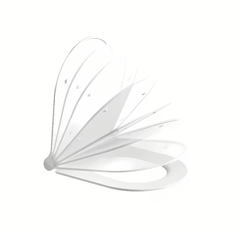 Bijelo ekstra tanko WC deska Ravak Chrome Uni Chrome Slim sa sustavom sporog spuštanja mehko Zapiranje Soft Close