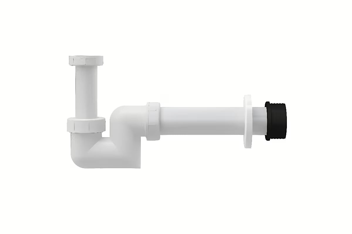 Bel plastični bidejski sifon Ravak Chrome pro bide Uni Chrome z manšeto