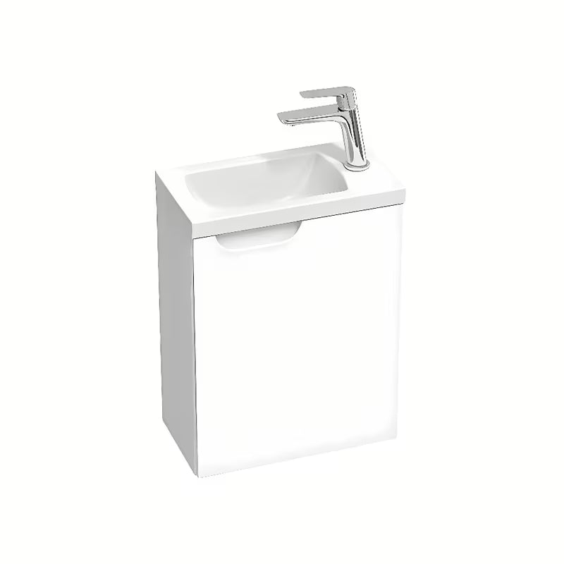 Desna kopalniška omarica pod umivalnik Ravak Classic II 40 x 22 x 50 cm v beli sijajni barvi.