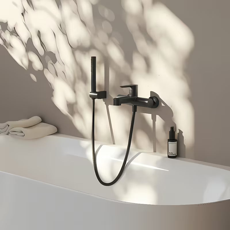 Podesivi nosilec tuš ročke Ravak u crnoj mat boji