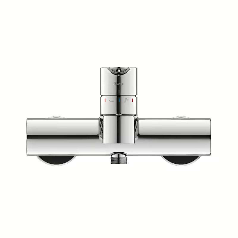 Kromirani stenska armatura za kad Ravak Puri sa skrivenim rotacijskim preklopnikom kada/tuš