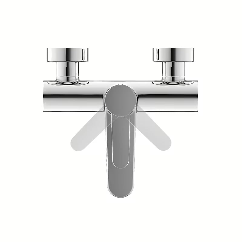 Kromirani stenska armatura za kad Ravak Puri sa skrivenim rotacijskim preklopnikom kada/tuš