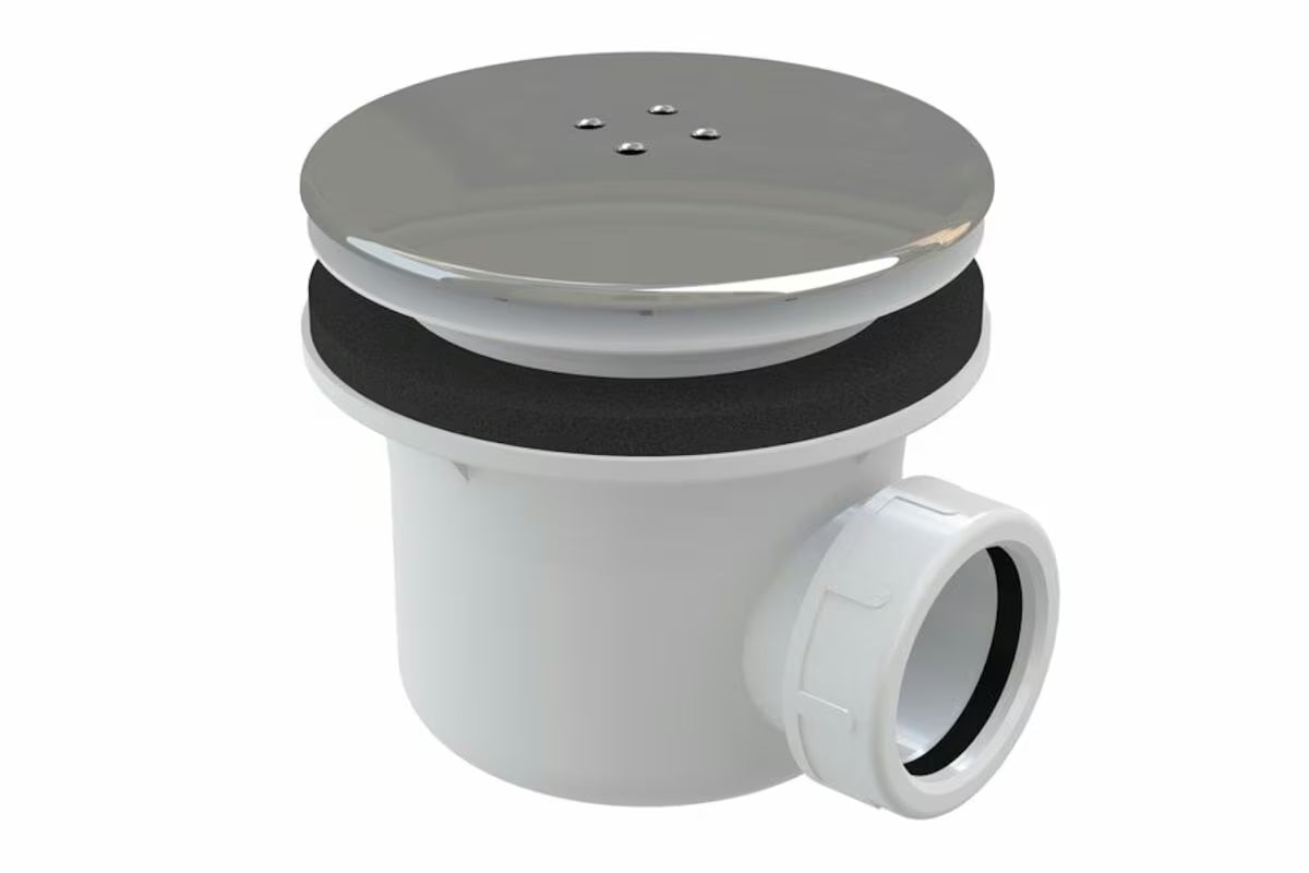 Kadni sifon Ravak Standard 90 s plastičnim kromiranim poklopcem u izvedbi sjajni krom