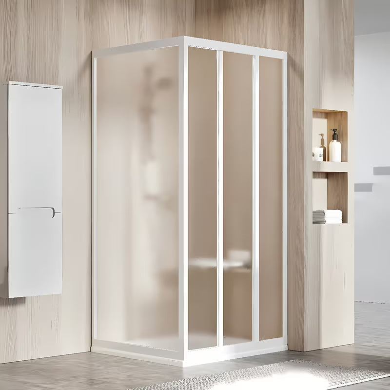 Bijele drsno tuš vrata Ravak Supernova 100 cm s neprozirnim staklom Grape