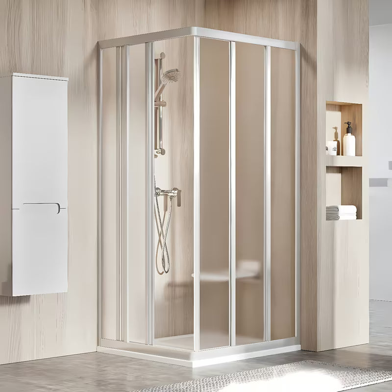 Ravak Supernova drsno tuš vrata 90 cm u mat krom izvedbi s neprozirnim staklom Grape