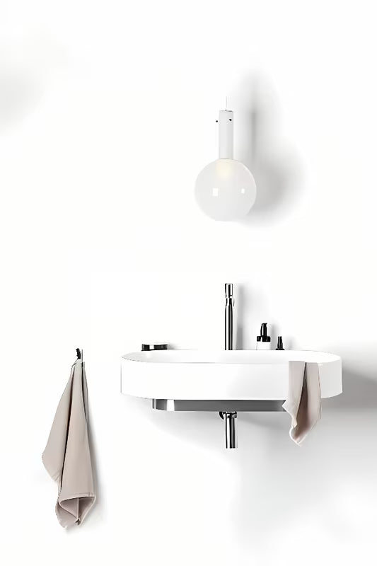 Metalna konzola od nehrđajućeg čelika Ravak Yard pro za zidnu montažu umivalniki Yard 800.