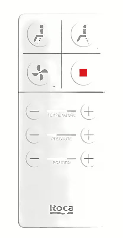 Viseča WC Školjka Roca Inspira In-Wash s integriranim bideom u bijeloj boji i Rimless izvedbi.