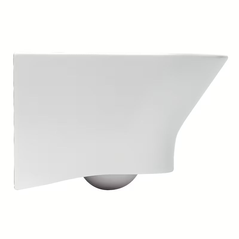 Bijeli viseča WC školjka Roca Nexo brez splakovalnega kroga sa skrivenim pričvršćenjem