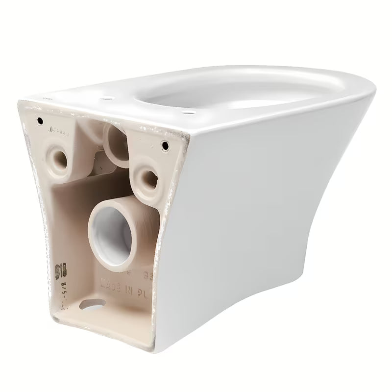 Bijeli viseča WC školjka Roca Nexo brez splakovalnega kroga sa skrivenim pričvršćenjem