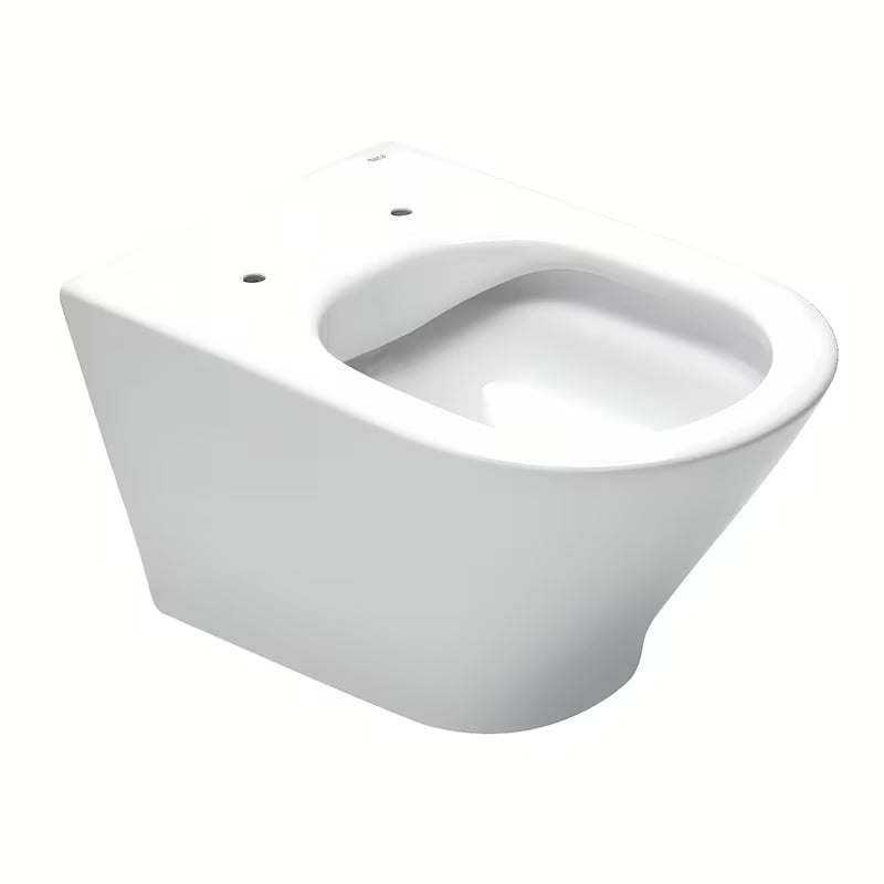 Beli viseča WC školjka Roca The Gap Round s wc desko mehko Zapiranje Soft Close pro s tihim zapiranjem