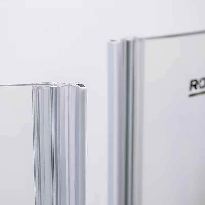 Roth Elegant Neo Line brezokvirni tuš vrata 90 cm v sijajnem kromu s prozornim steklom