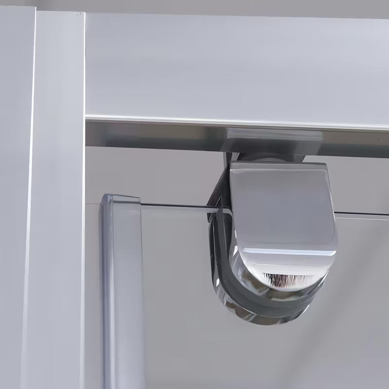 Tuš vrata Roth Lega Line 70 cm v sijajnem kromu s prozornim steklom za nišo