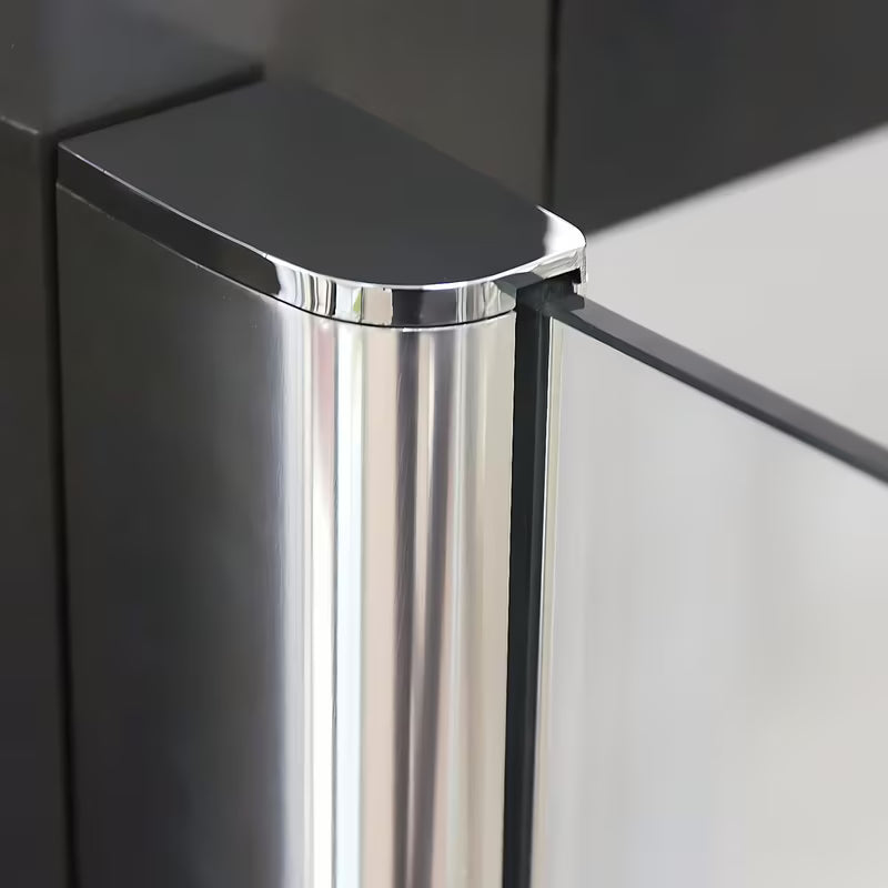 Roth Tower Line bočna stena za tuš vrata 90 cm v sijajnem kromu s prozornim steklom