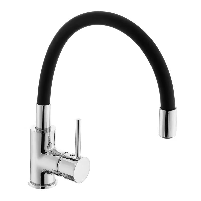 Armatura za Pomivalno Korito S-Line sa silikonskim flexi crijevom u crnoj mat i krom izvedbi.