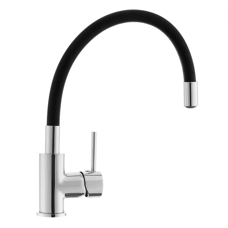 Armatura za Pomivalno Korito S-Line sa silikonskim flexi crijevom u crnoj mat i krom izvedbi.