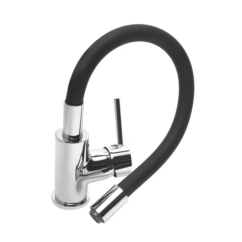 Armatura za Pomivalno Korito S-Line sa silikonskim flexi crijevom u crnoj mat i krom izvedbi.