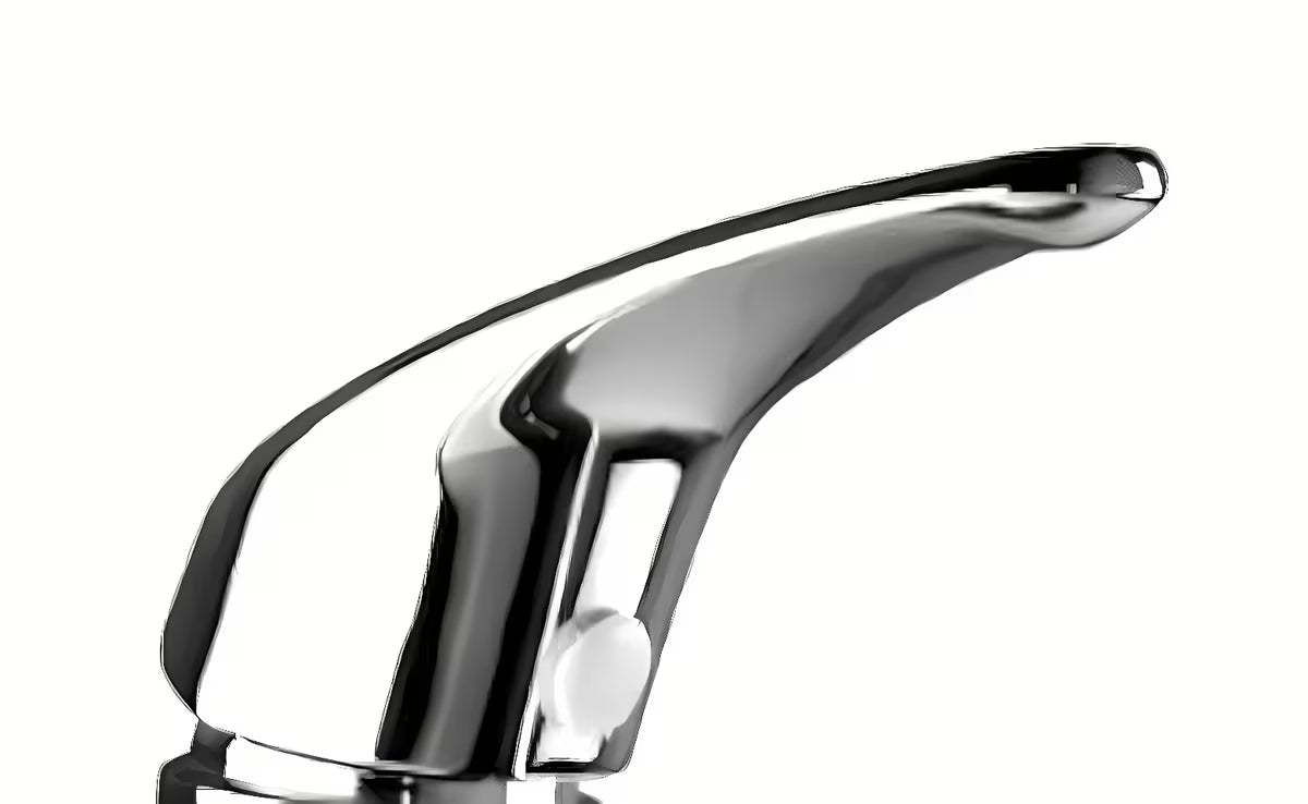 Kromirana ručica S-Line u sjajnoj izvedbi kao rezervni del za slavinu.