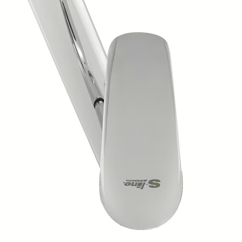 Kromirana enoročna stoječa armatura za pomivalno korito S-Line Pro z vrtljivim izlivom