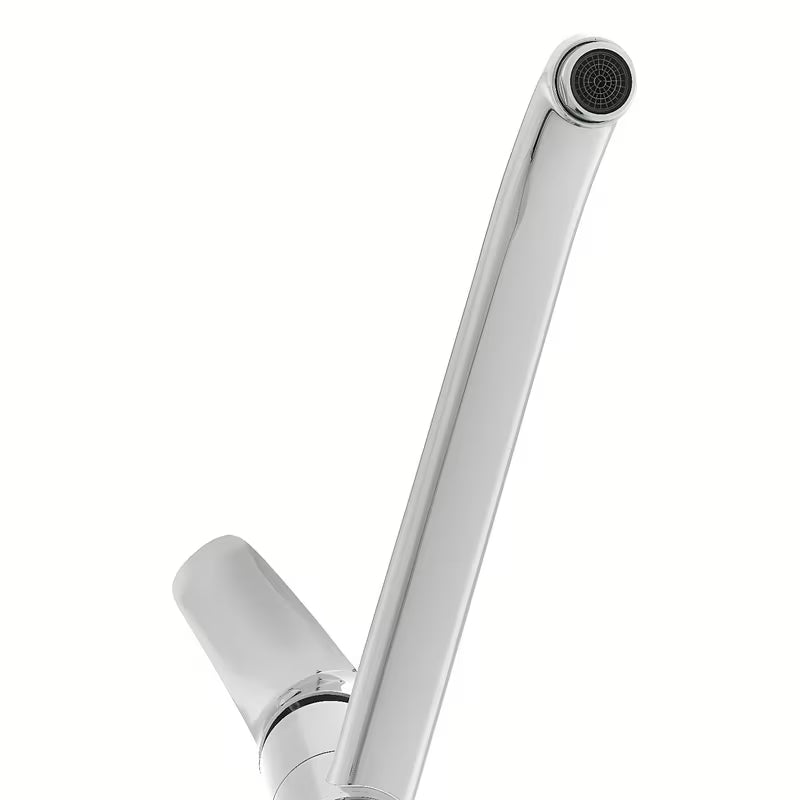 Kromirana enoročna stoječa armatura za pomivalno korito S-Line Pro z vrtljivim izlivom