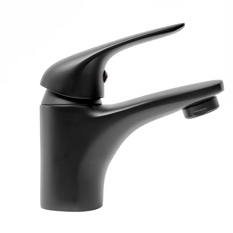 Crna mat armatura za umivalnik S-Line Pro modernog dizajna