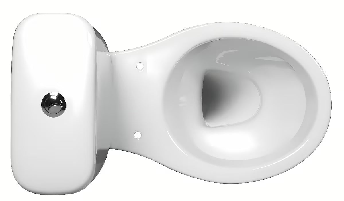 Stoječa WC Školjka kombi S-Line Pro u bijeloj boji s dubokim ispiranjem i dvokoličinskim ispiranjem 3/6 l