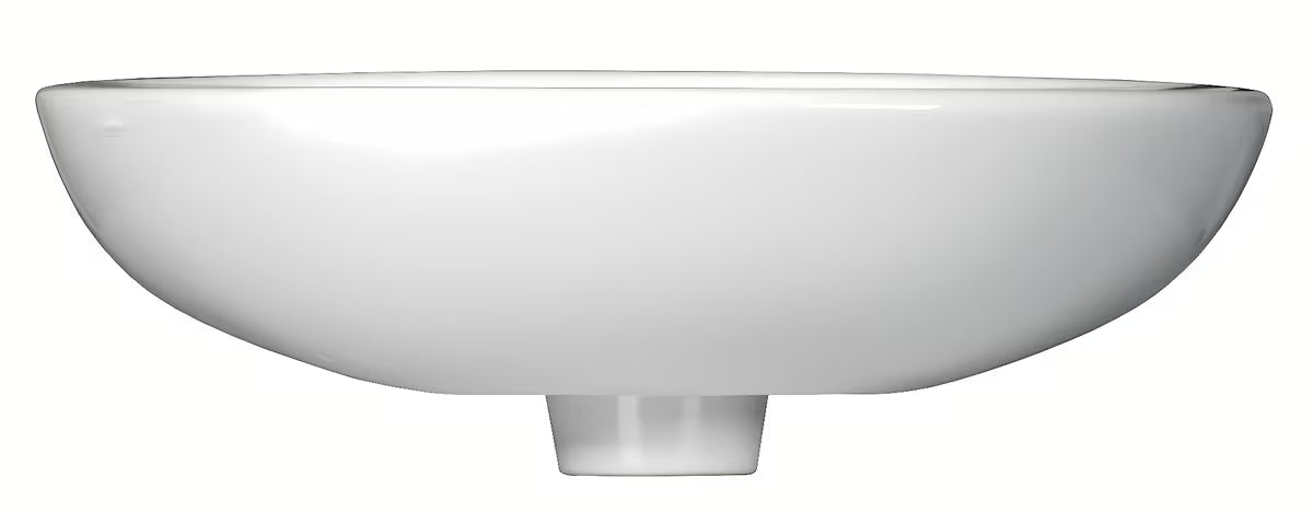 Viseče keramički umivaonik S-Line Pro 49,5 x 38,5 cm u bijeloj boji s preljevom i otvorom pro za slavinu