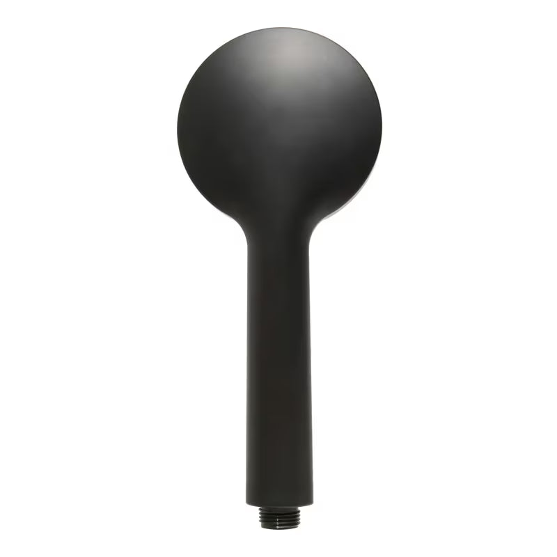 Ručni tuš ročka S-Line Pro u mat crnoj izvedbi s okruglim dizajnom i tri vrste mlaza