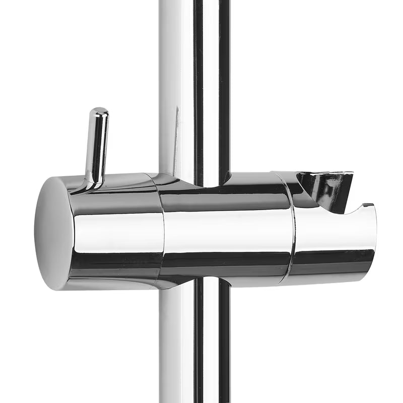 Tuš palica S-Line u krom izvedbi s podesivim držačem tuši i okruglim dizajnom